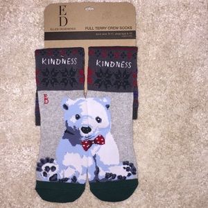Ellen DeGeneres kindness polar bear socks